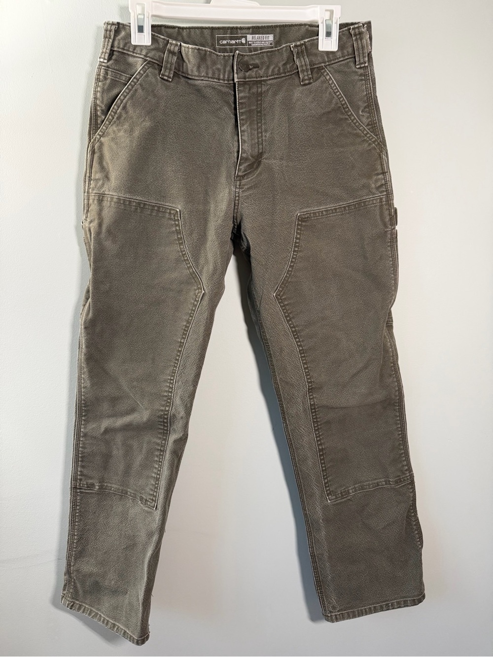 Carhartt Men's Olive Green Cargo Work Pants